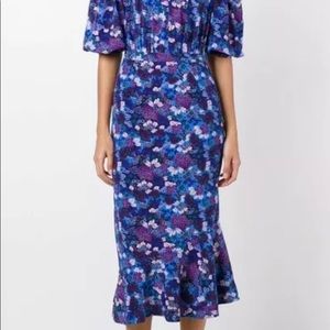 Saloni silk Grace Dress size 4 new with tags